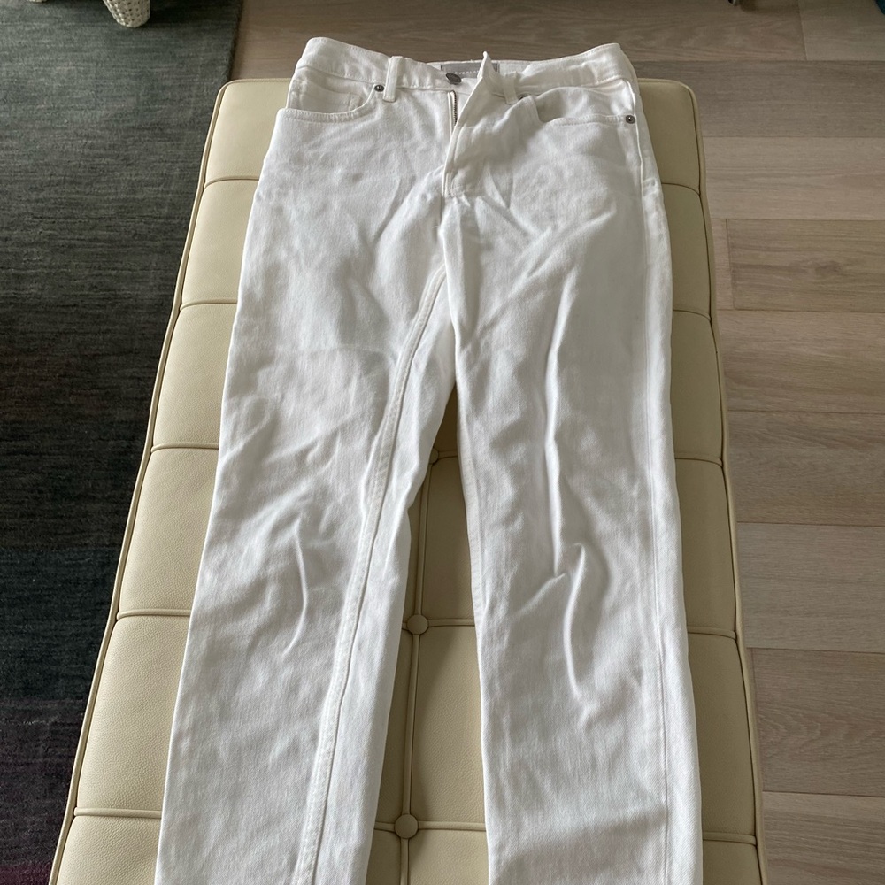 Everlane white jeans